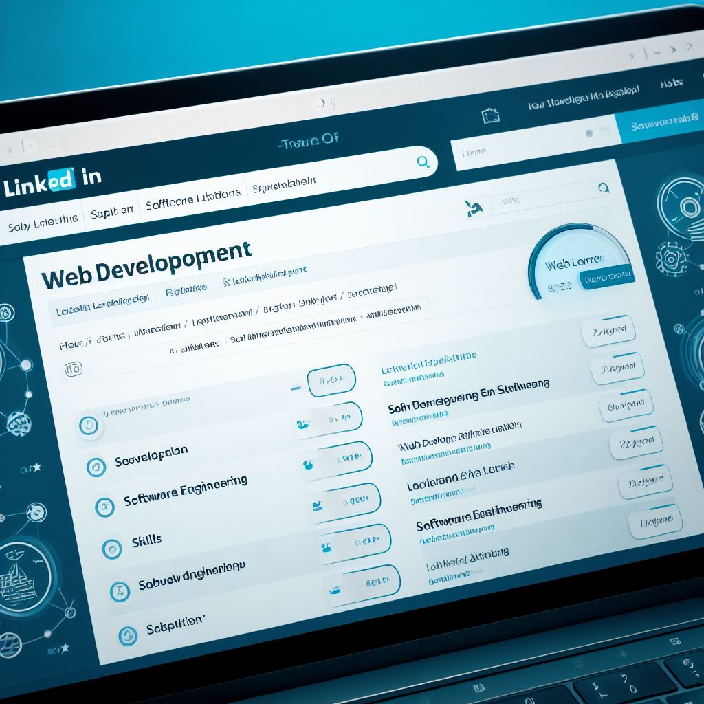 what industry is web development linkedin